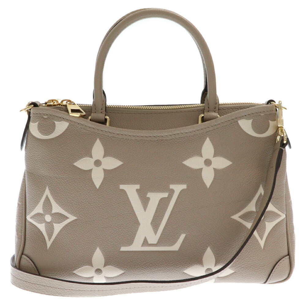 Louis Vuitton Trianon PM 2Way Handbag Tan